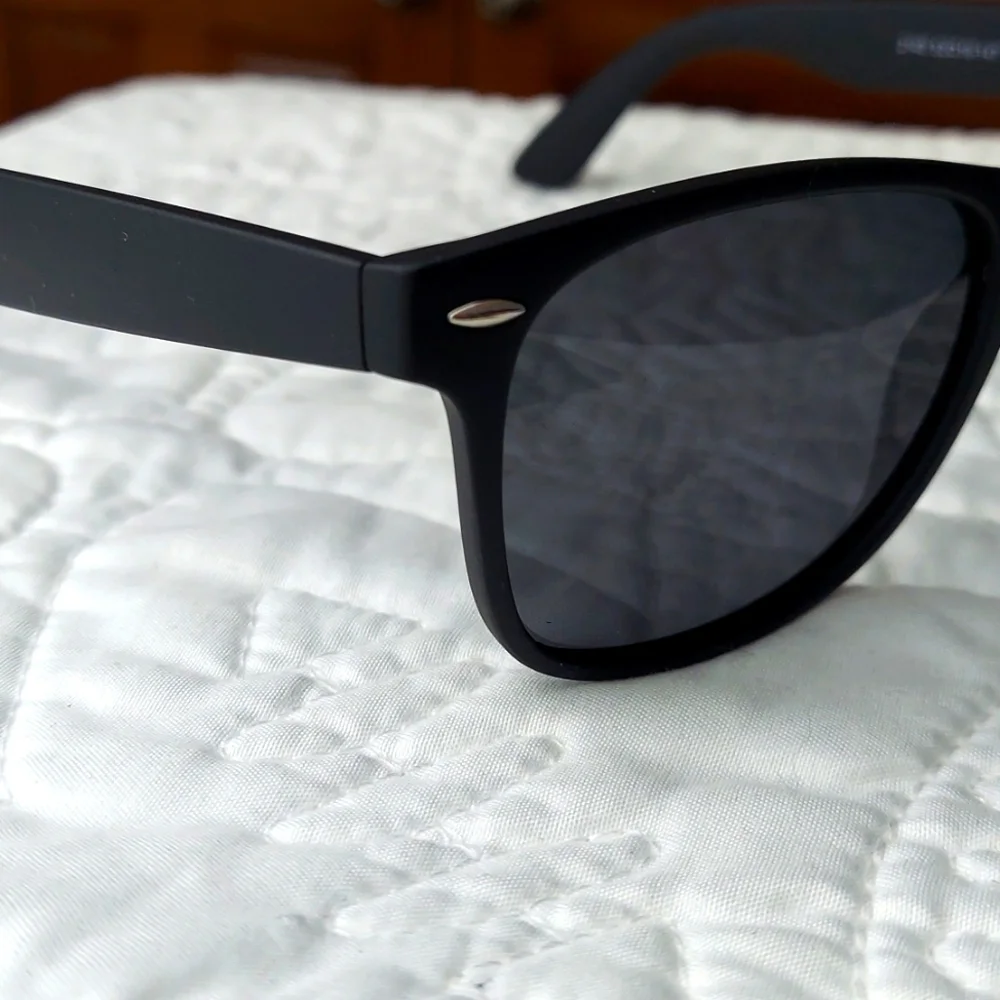 🆕 KUWCY Style Up Polarized Men's Black Lightweight Sunglasses, Set Of 2, NEW